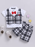 Moms Love Infant Boys Printed Pure Cotton Clothing Set