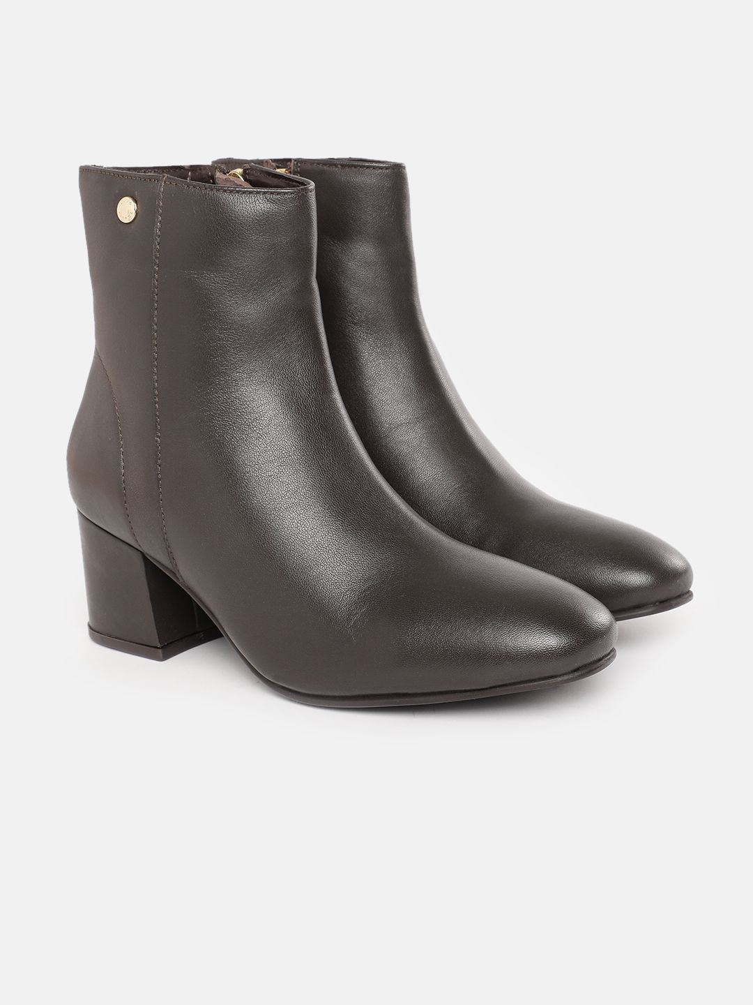 Lino Perros Women Mid-Top Block Heel Boots with Block Heels