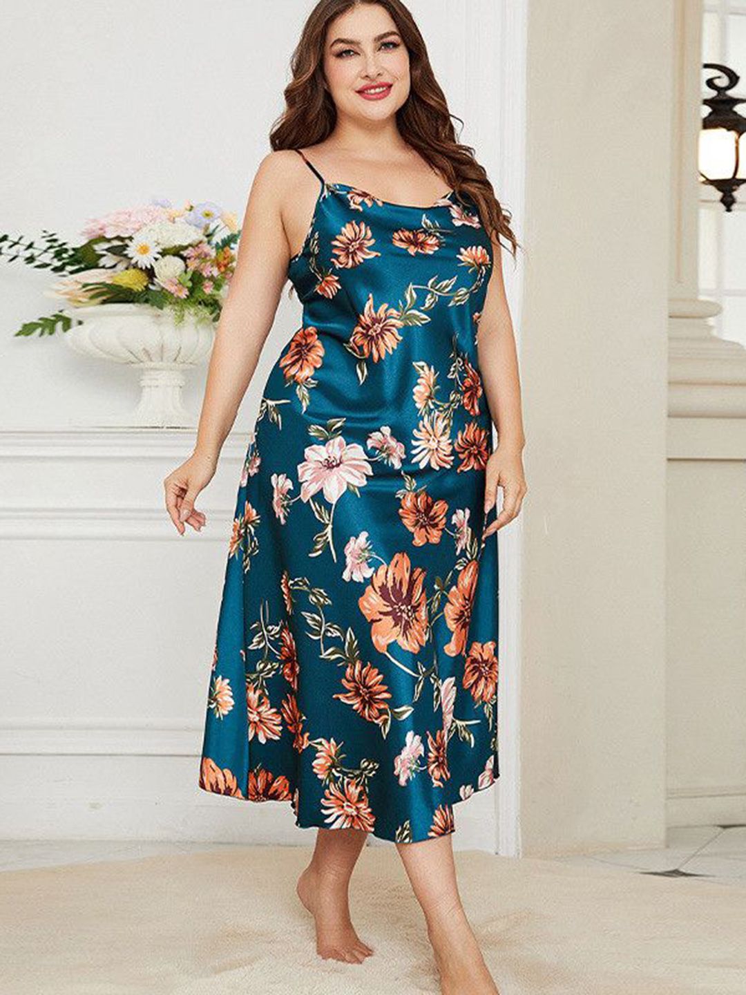 DressBerry Printed Nightdress