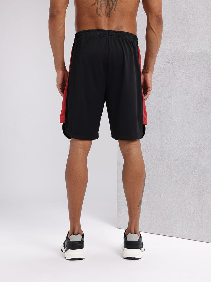 HRX by Hrithik Roshan Men Side-Striped Rapid-Dry Training  Shorts
