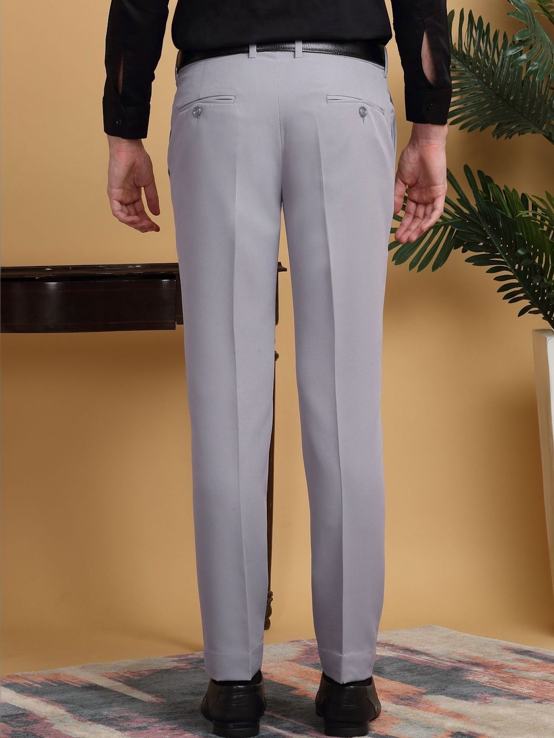 Moda Rapido Men Slim Fit Easy Wash Pleated Seluar