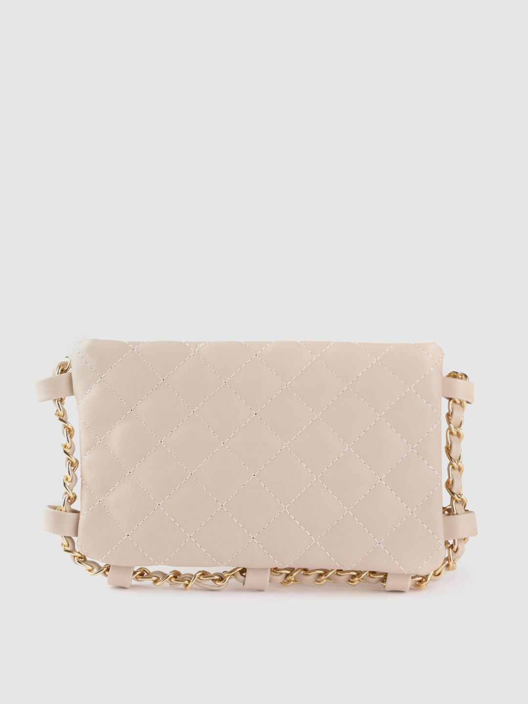 Lino Perros Gold-Toned Quilted Small Sling Bag
