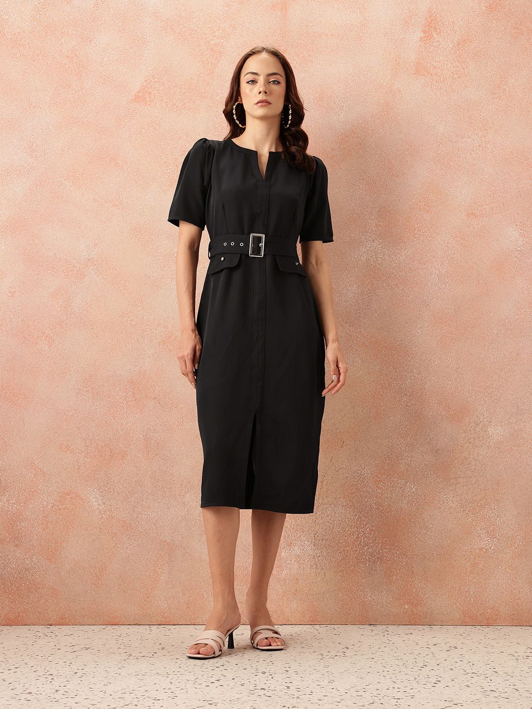 all about you Sheath Midi Dress