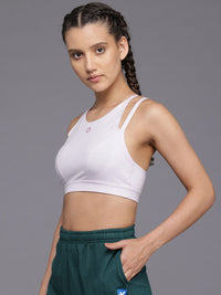 HRX by Hrithik Roshan Styled Back Medium Coverage Lightly Padded Workout Bra KY018_03