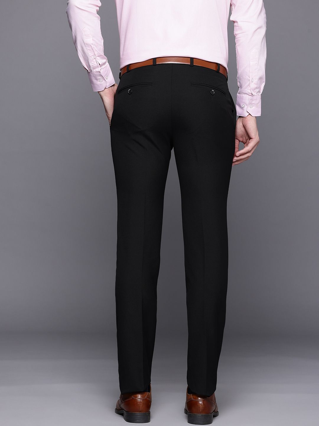 Raymond Men Slim Fit Formal Trousers
