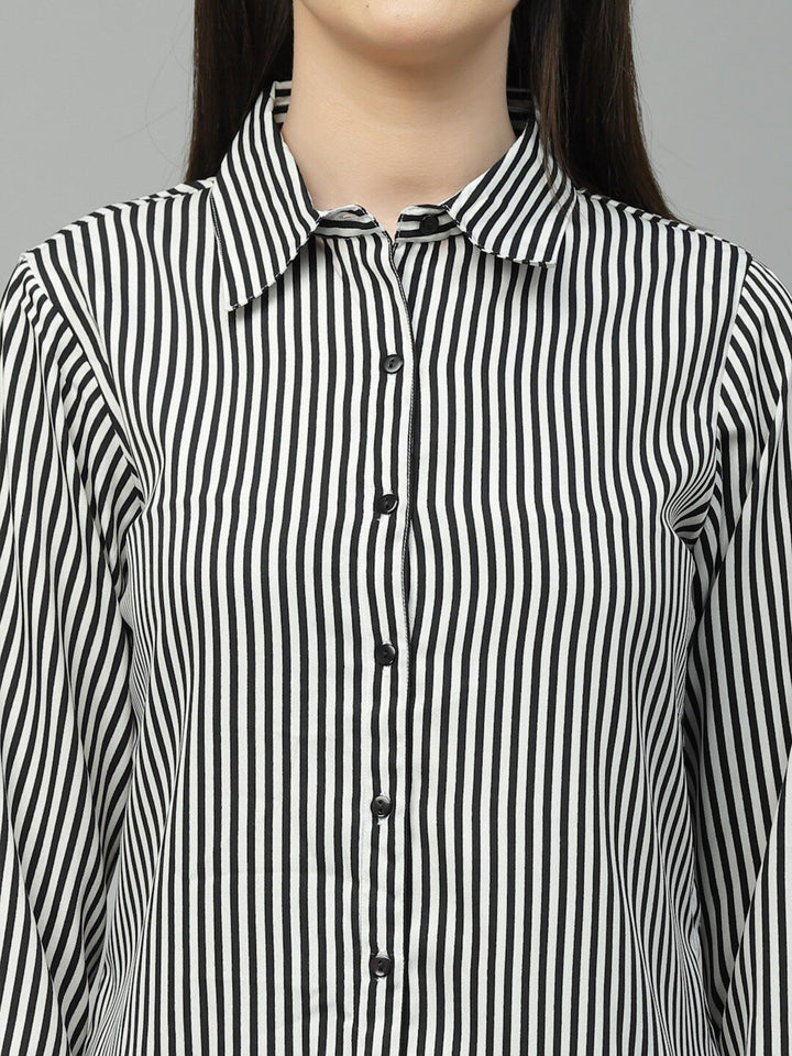 Style Quotient Women Striped Formal Shirt