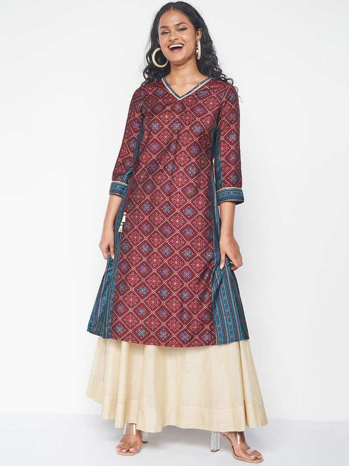 Global Desi Ethnic Motifs Printed Kurta