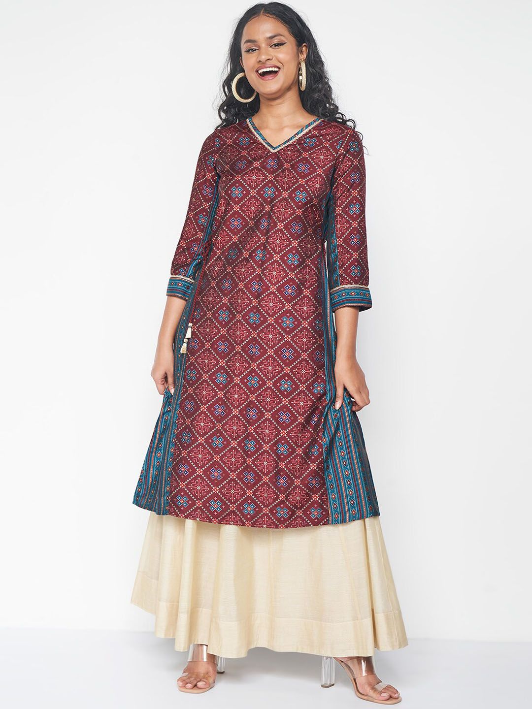 Global Desi Ethnic Motifs Printed Kurta
