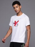 HRX by Hrithik Roshan Rapid-Dry Brand Logo Print Running T-shirt