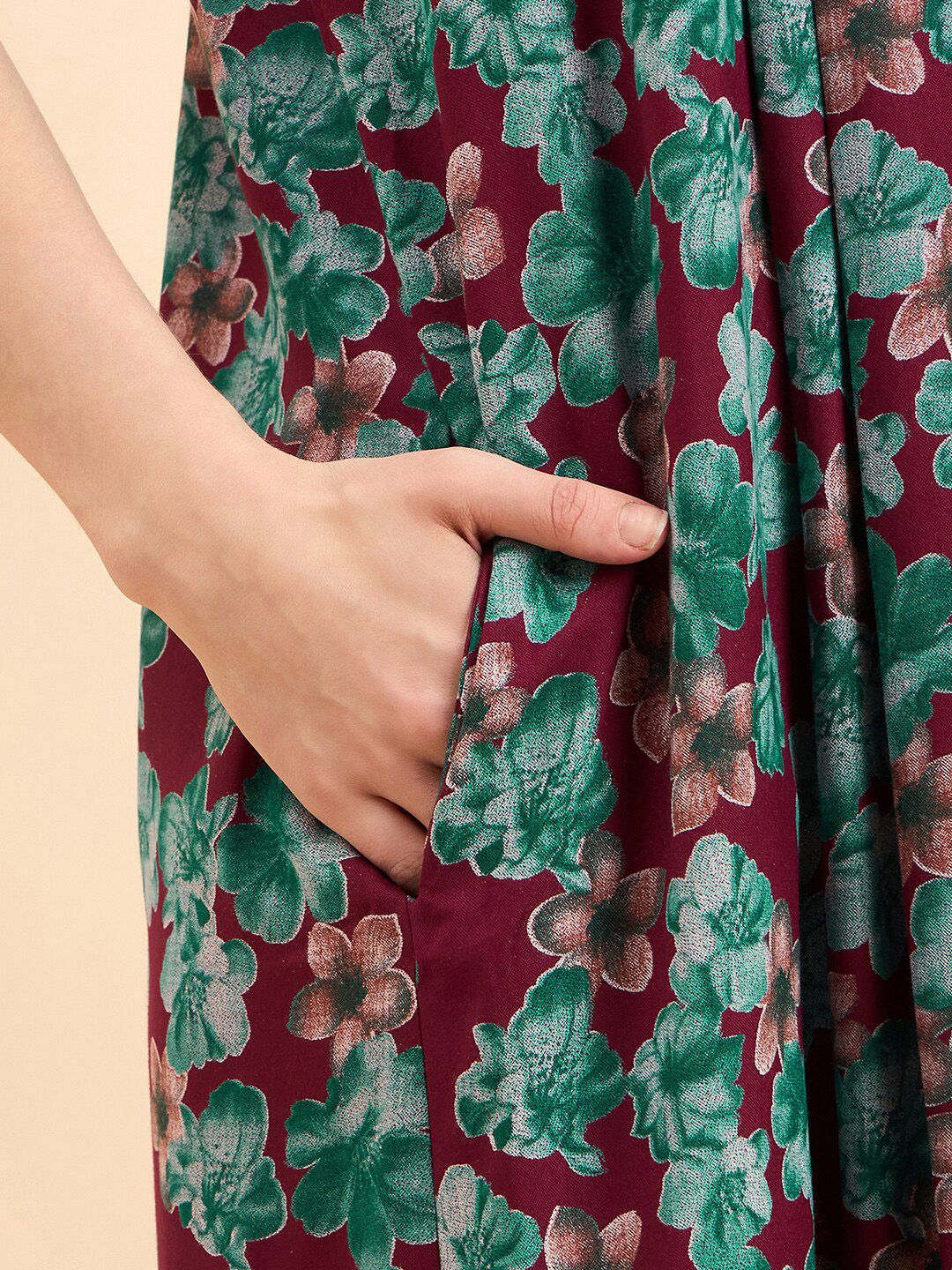Sweet Dreams Printed Pure Cotton Maxi Nightdress