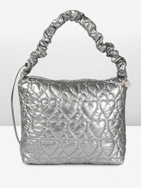 DressBerry Structured Shoulder Bag with Quilted