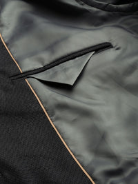 Raymond Men Dark Grey Notched Lapel Collar Slim-Fit Single-Breasted Formal Blazer