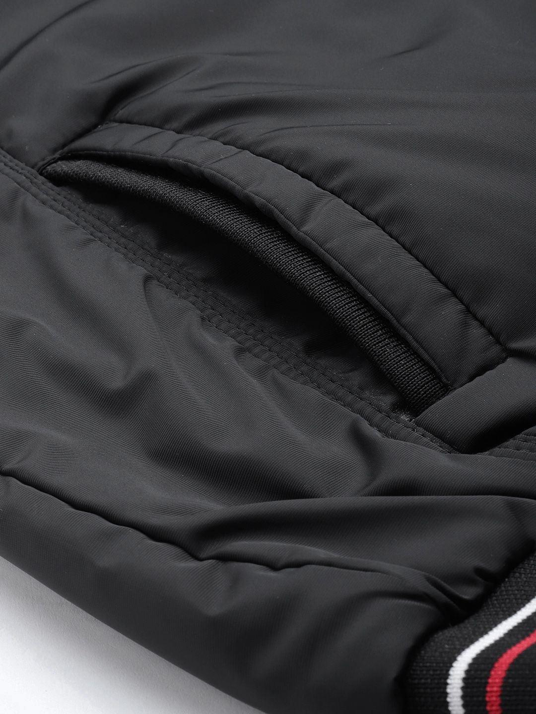 The Indian Garage Co Men Regular Fit Zip-Front Bomber Jacket