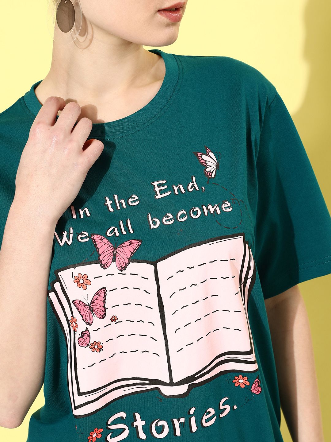 DILLINGER Women Graphic Printed Oversize T-shirt