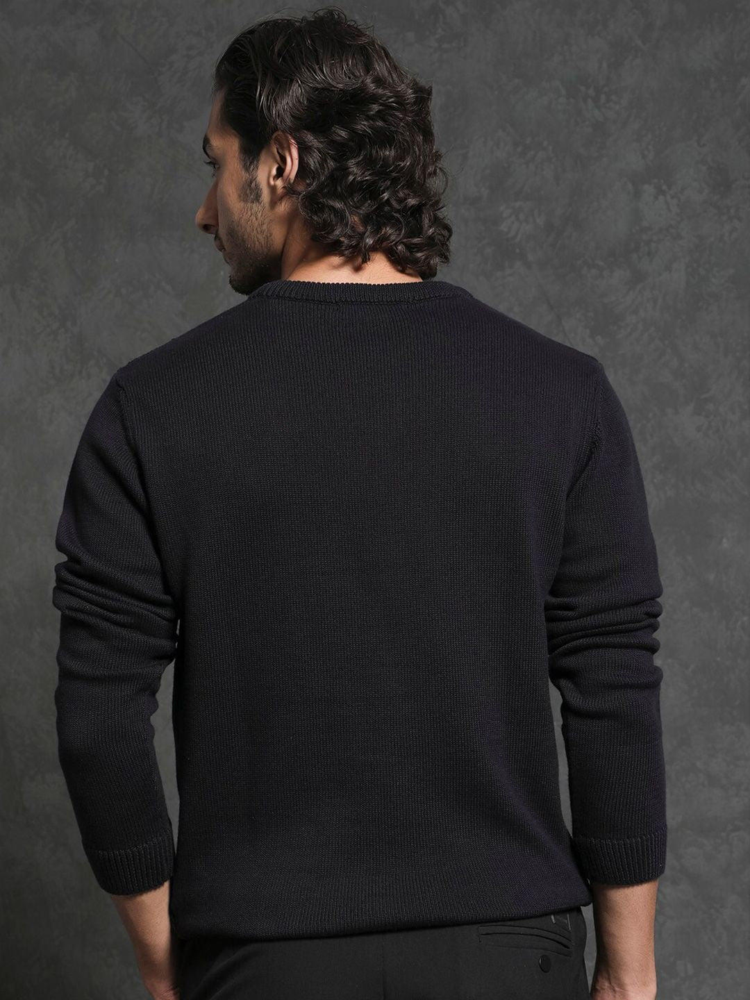RARE RABBIT Men Fink Comfortable Fit Sweater