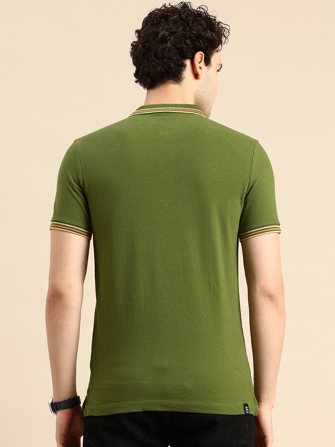Menjadi t-shirt kapas polo manusia polo manusia