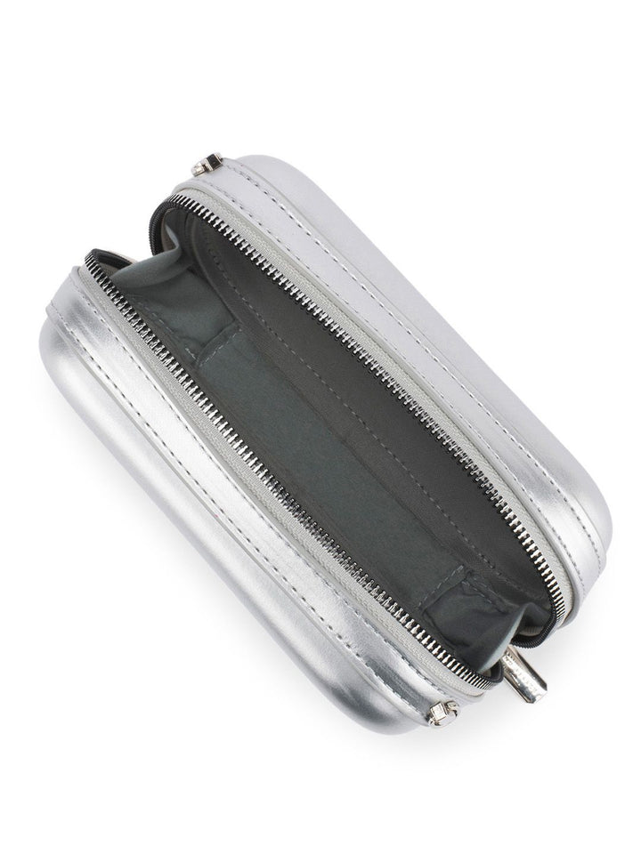 Lino Perros Structured Sling Bag with Cut Work