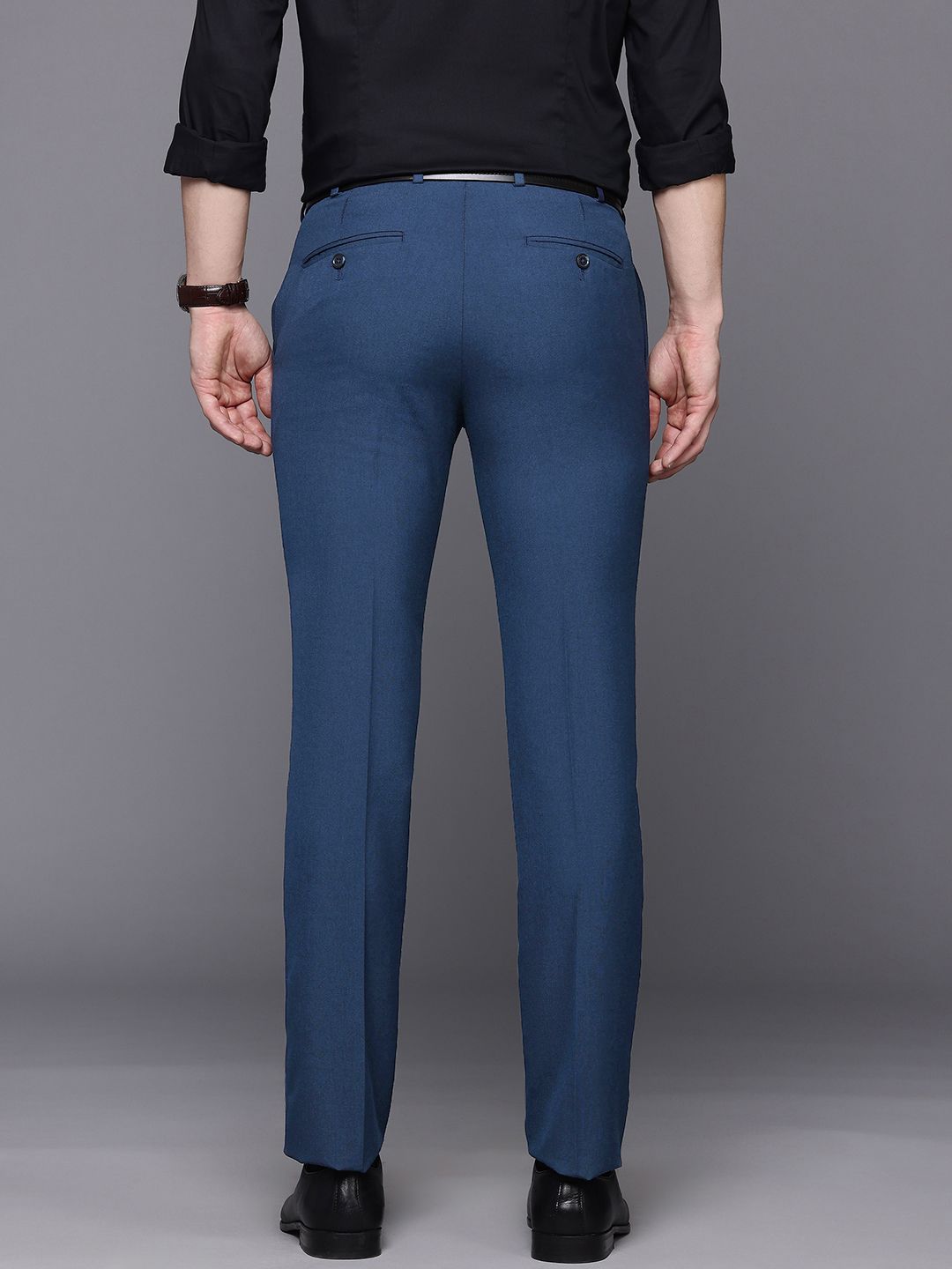 Raymond Men Regular Fit Formal Trousers