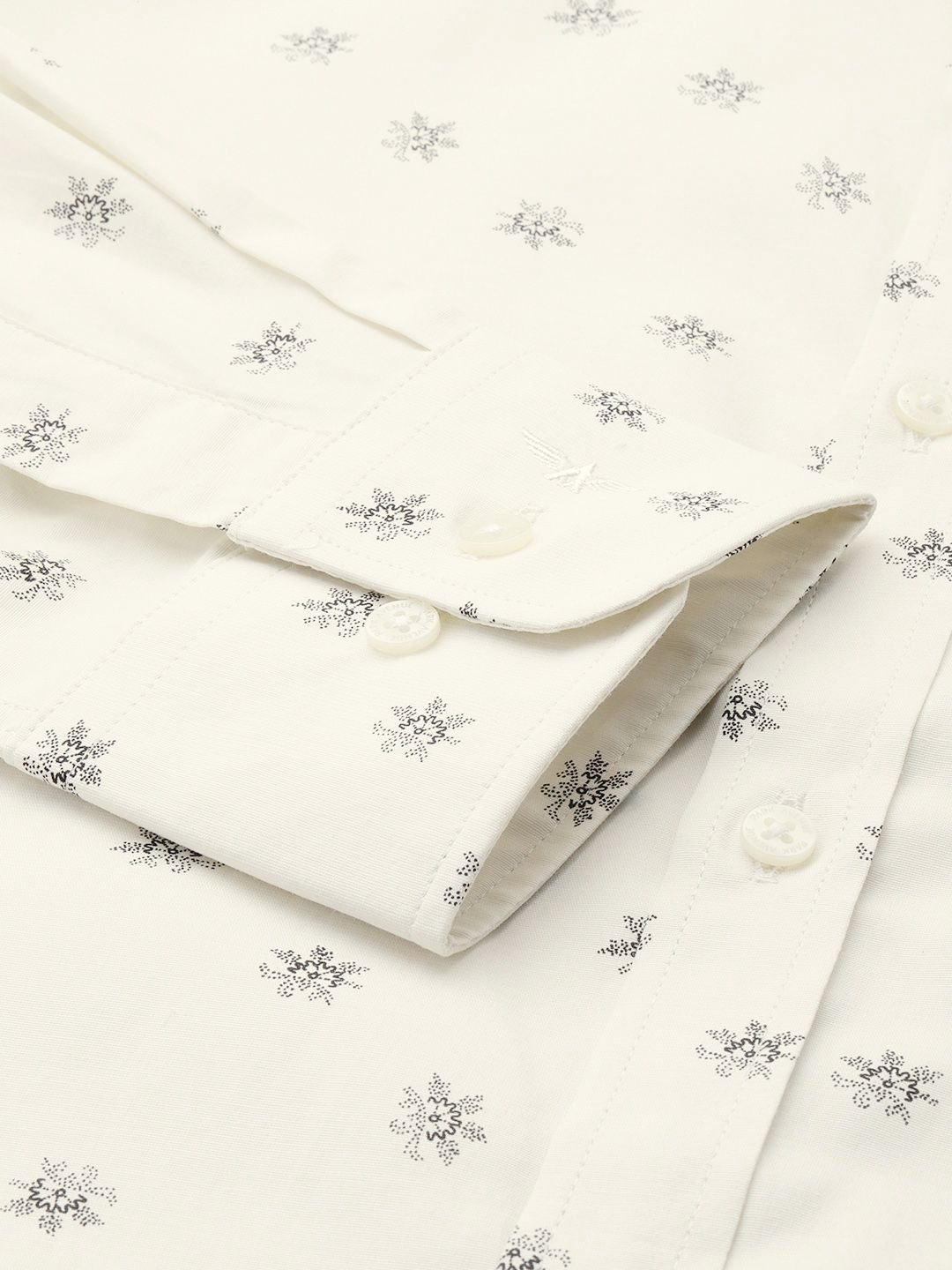 Park Avenue Slim Fit Floral Printed Formal Shirt