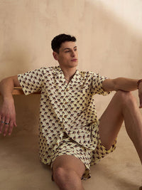 DENNISON Traditional Block Printed Oversized Co Ords Set