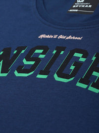 SPYKAR Typography Printed Slim Fit T-shirt