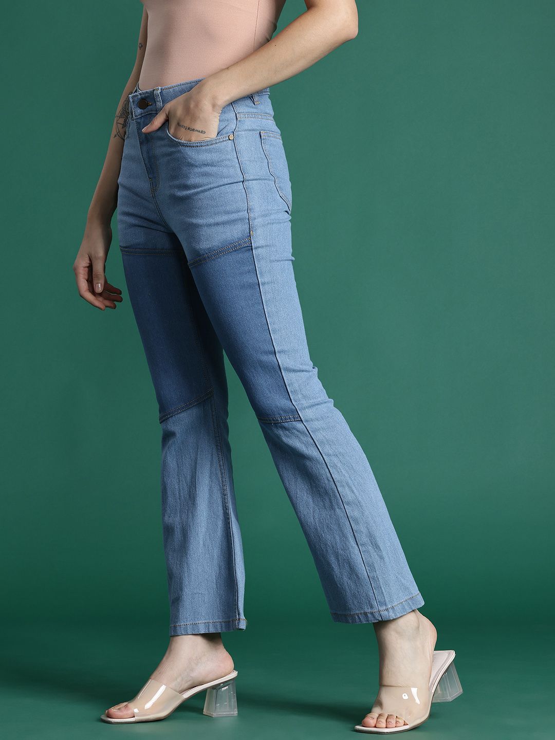 DressBerry Women Bootcut Stretchable Jeans