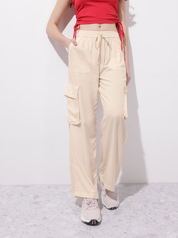 DressBerry Women Swagger Cargo Conquest Trousers