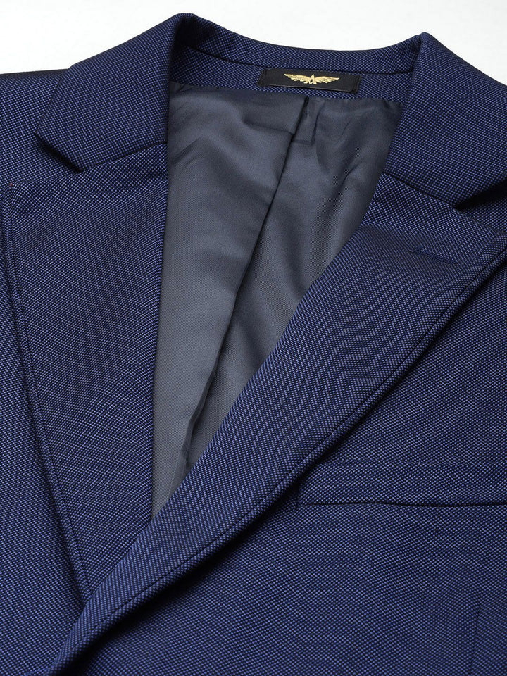 Park Avenue Super Slim Fit Notched Lapel Collar Single Breasted 3-Piece Party Wear Suit