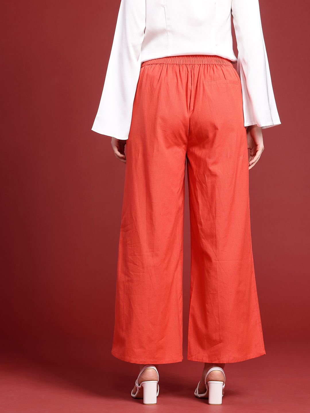 all about you Women Pleated Wide Leg Trousers