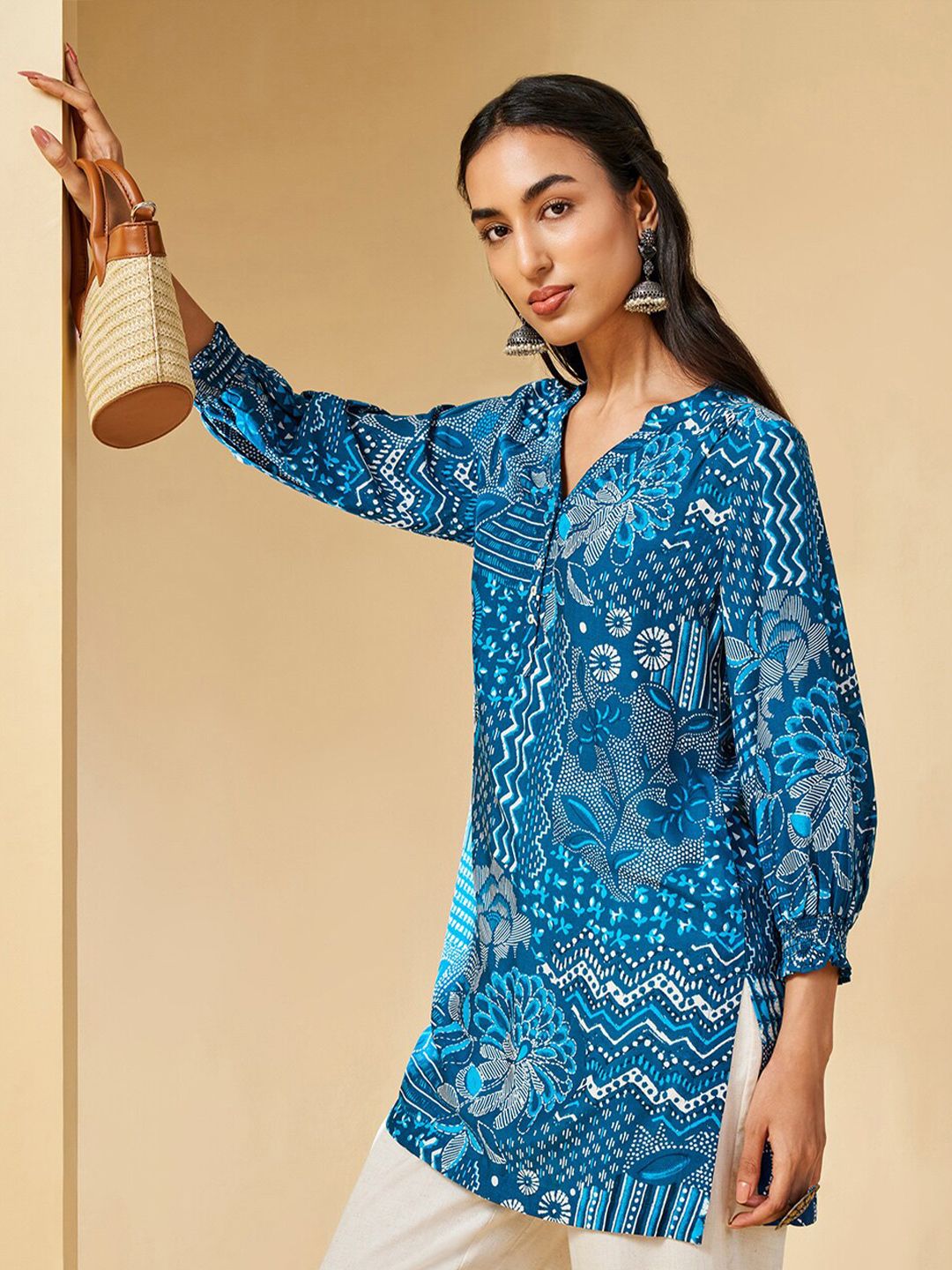 Global Desi Ethnic Printed Tunic