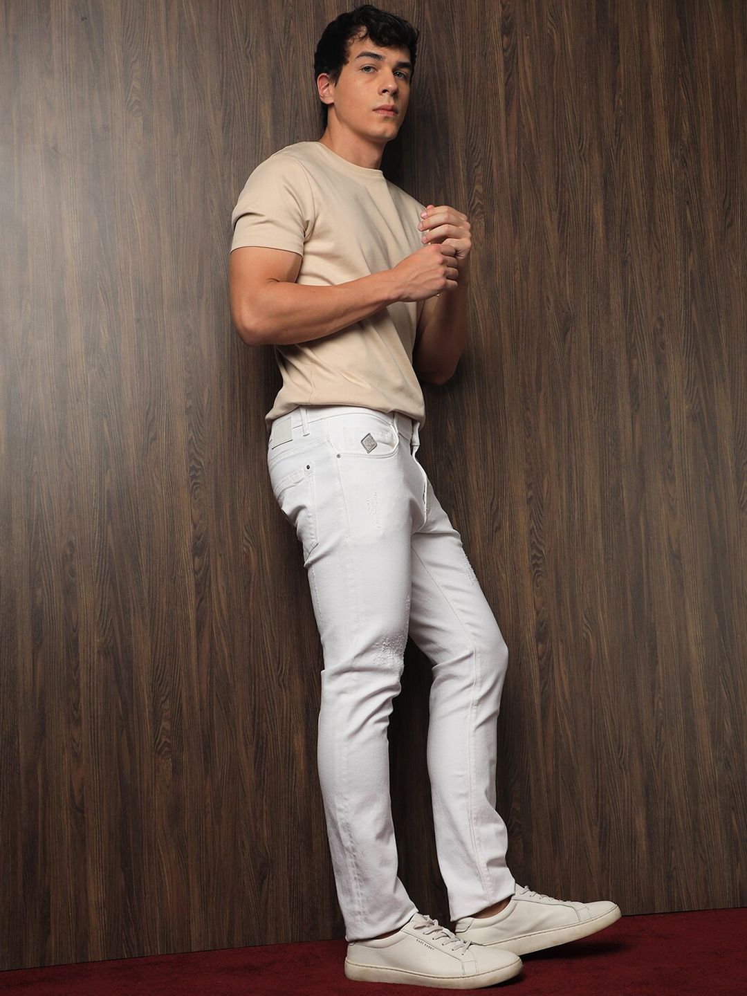 RARE RABBIT Men Astral Slim Fit Cotton Jeans