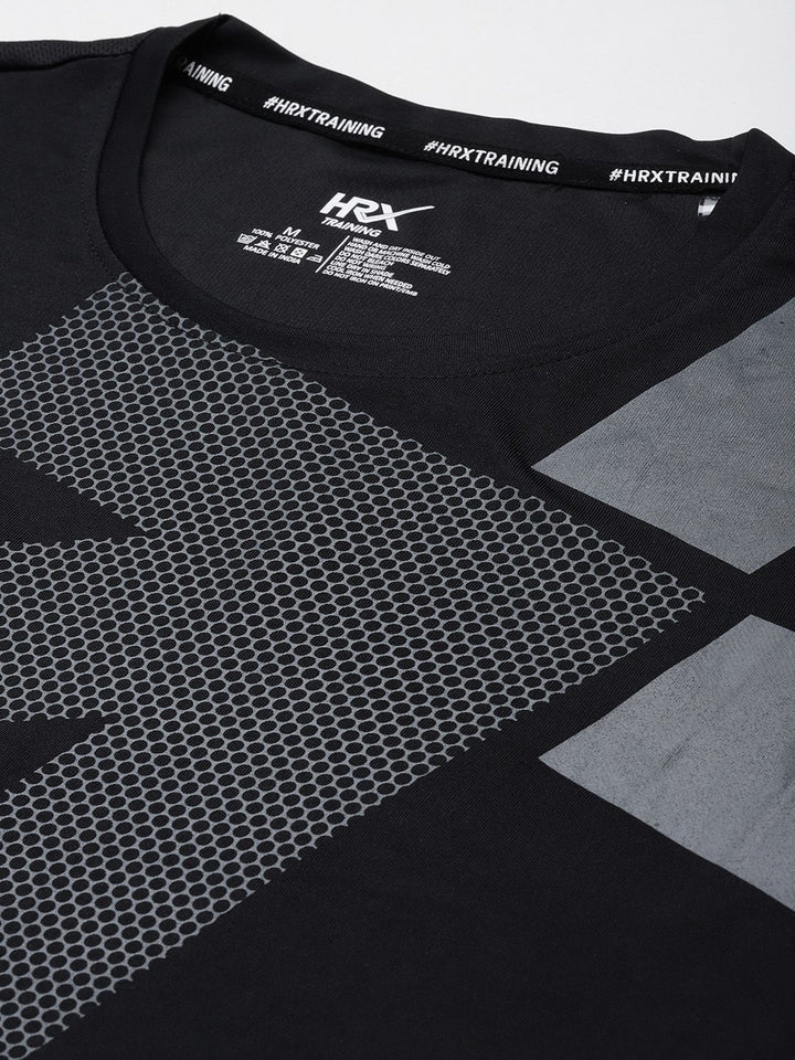 HRX by Hrithik Roshan Printed Rapid-Dry Training T-shirt