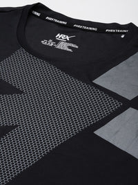 HRX by Hrithik Roshan Printed Rapid-Dry Training T-shirt