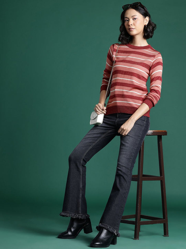 DressBerry Striped Pullover