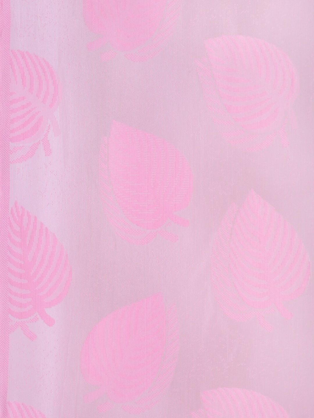 HOSTA HOMES Pink Floral Long Door Curtain
