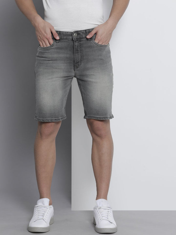 Seluar pendek denim Garage CO Lelaki Grey Grey