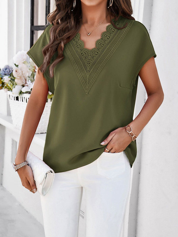 all about you V-Neck Extended Sleeves Regular Top