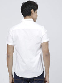 The Indian Garage Co Solid Pure Cotton Casual Shirt