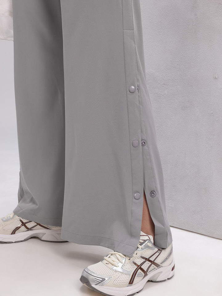 HRX by Hrithik Roshan Women Rapid-Dry Training Track Pants with Side Slits