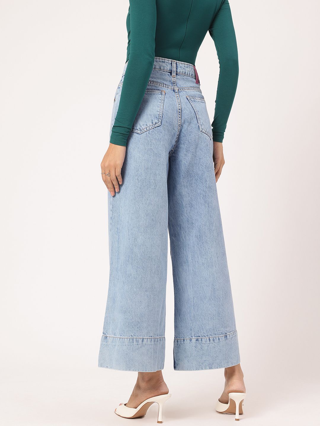 DressBerry High-Waist Wide Leg Baggy Jeans