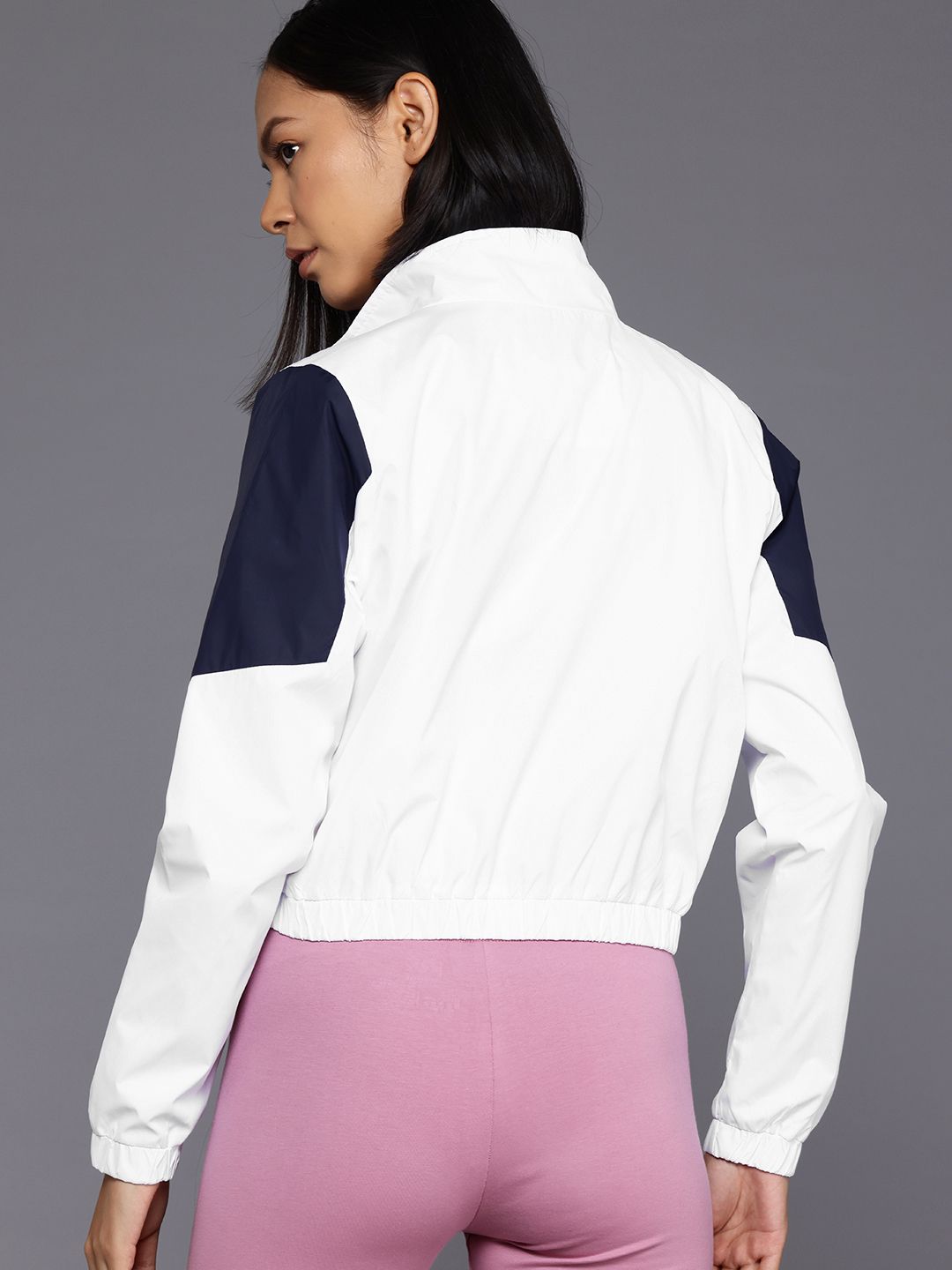 HRX by Hrithik Roshan Lifestyle Colourblocked Crop Jacket