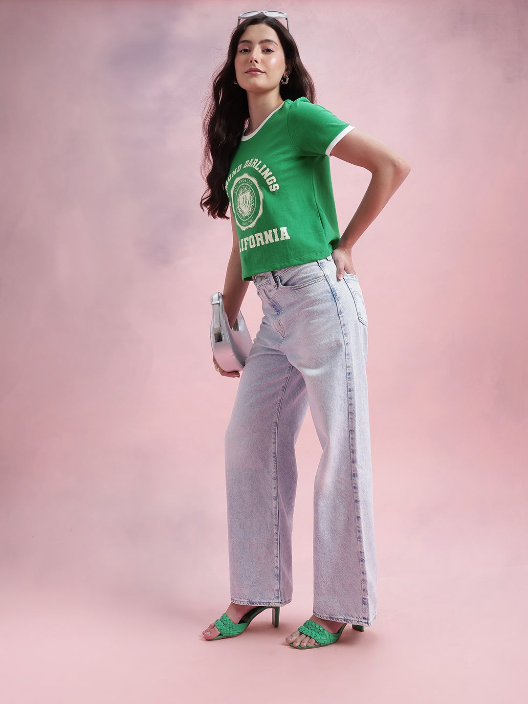 DressBerry Varsity Printed T-shirt
