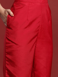 Indo Era Ethnic Motifs Embroidered Empire Kurta with Trousers & Dupatta