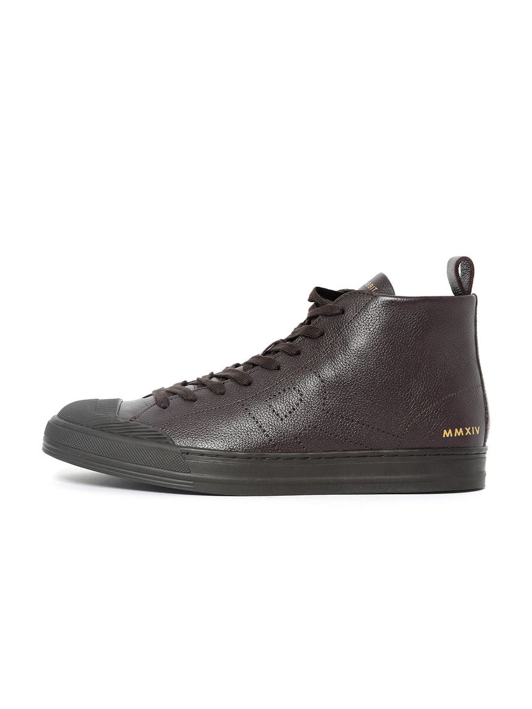 RARE RABBIT Men Sauron Hi Pro Leather Sneakers