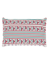 Story@home Grey & Pink Ethnic Motifs 180 TC Single Bedsheet with 1 Pillow Cover