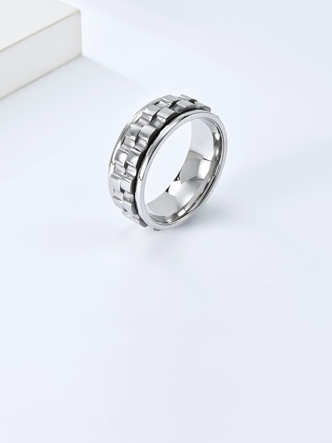 SALTY Men Stainless Steel Popeye Classic Finger Rings