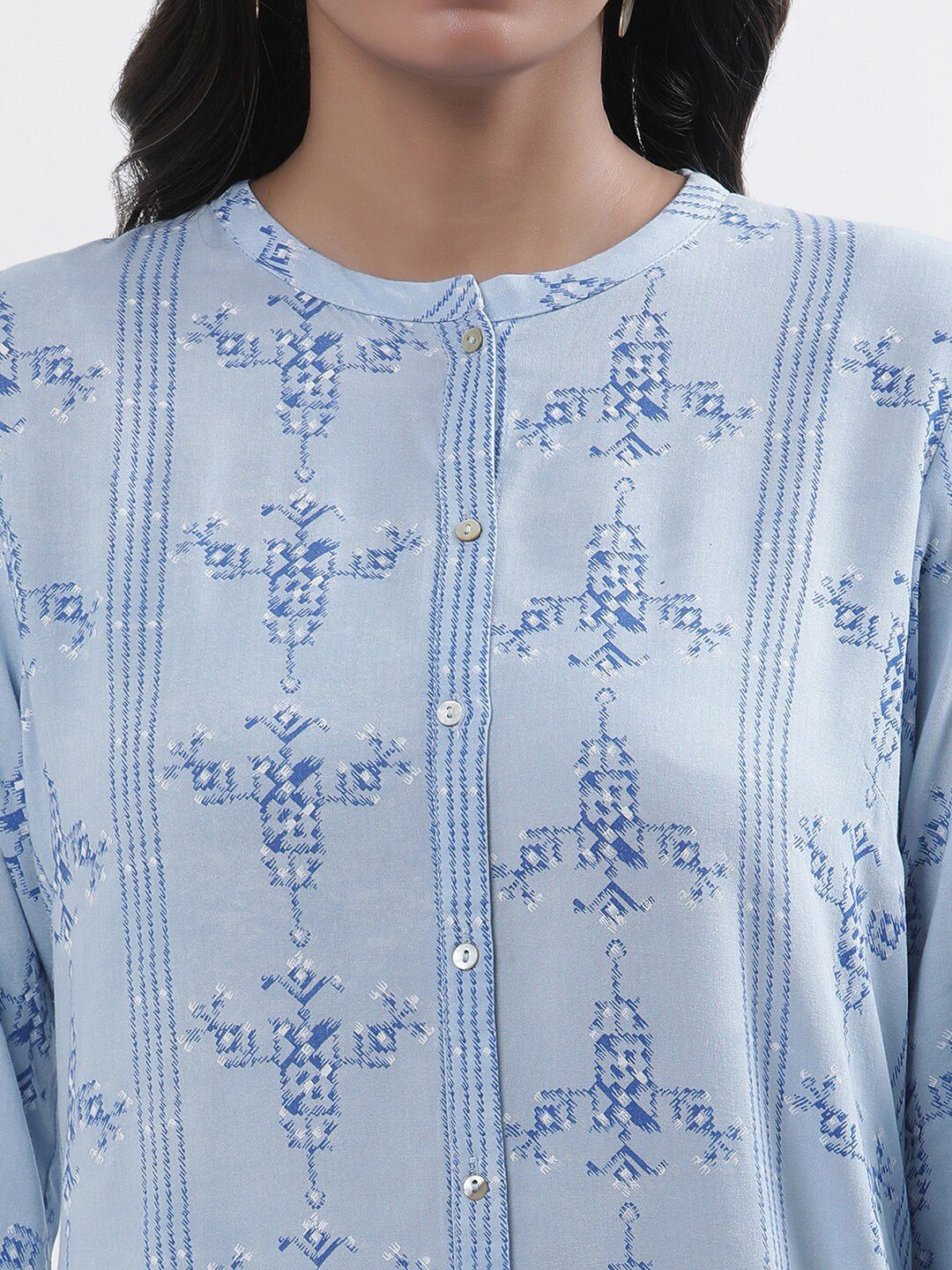W Printed Regular Kurta with Trouser