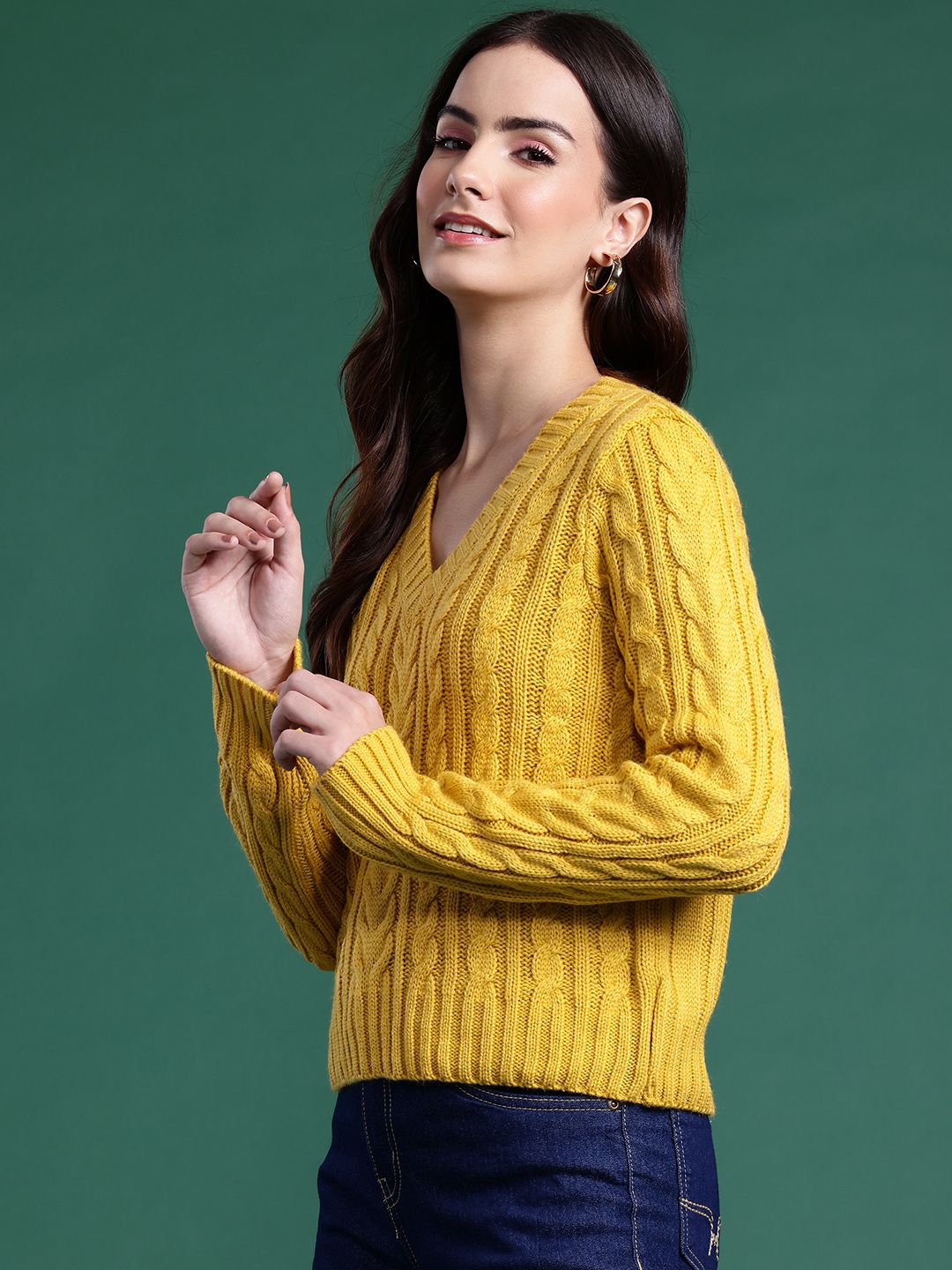 DressBerry Cable Knit Pullover