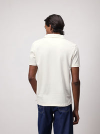 ether Kora Textured Polo Collar T-shirt