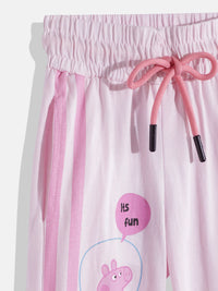 Happy Faces Girls Peppa Pig Pure Cotton Joggers
